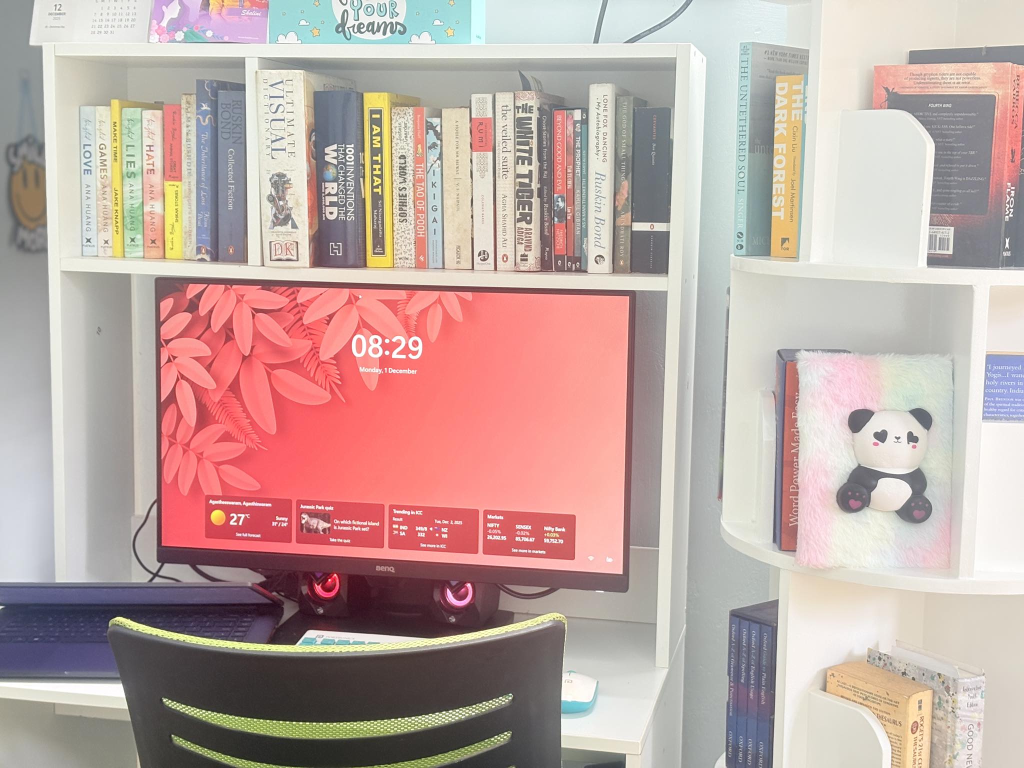 writer poet shalini samuel writing space room den