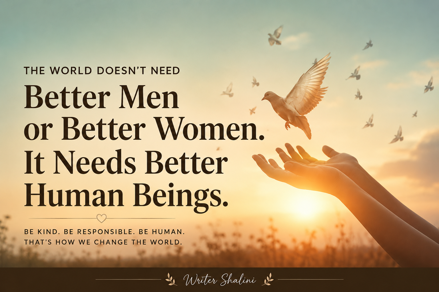 Is gender equality the real battle?